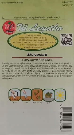 Skorzonera nasiona 3 g