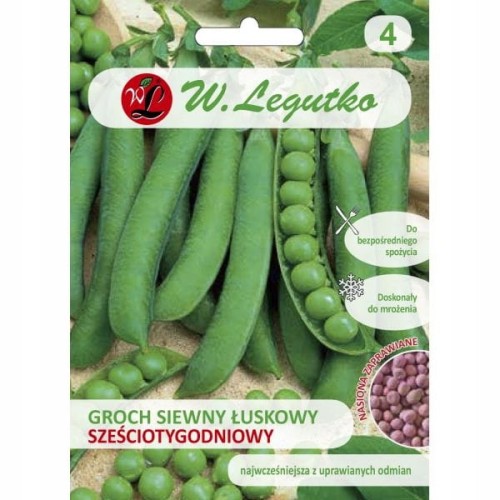 Groch i bób Groch siewny łuskowy- Sześciotygodniowy nasiona 40 g