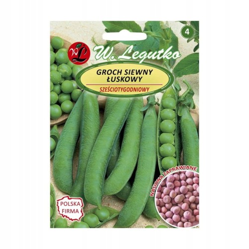 Groch i bób Groch siewny łuskowy- Sześciotygodniowy nasiona 40 g