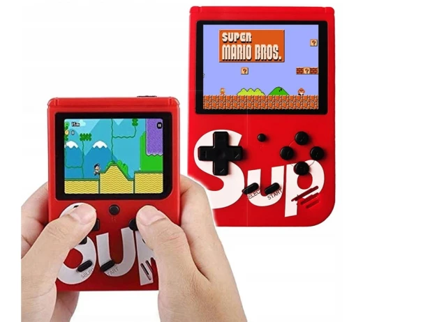 MINI KONSOLA PRZENOŚNA RETRO GRA 400 GIER 3.0 TV GAME BOX GIERKI PILOT PAD