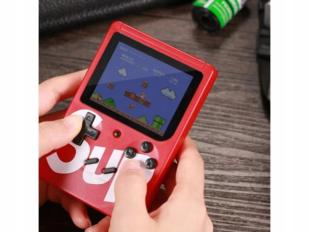 MINI KONSOLA PRZENOŚNA RETRO GRA 400 GIER 3.0 TV GAME BOX GIERKI PILOT PAD