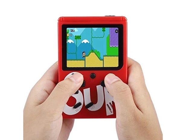 MINI KONSOLA PRZENOŚNA RETRO GRA 400 GIER 3.0 TV GAME BOX GIERKI PILOT PAD
