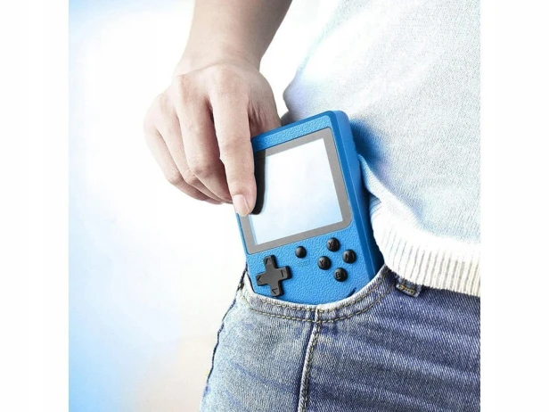 MINI KONSOLA PRZENOŚNA RETRO GRA 400 GIER 3.0 TV GAME BOX GIERKI PILOT PAD