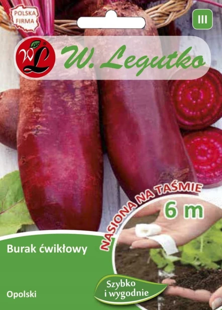 Nasiona buraka ćwikłowego W. Legutko Opolski 6 m