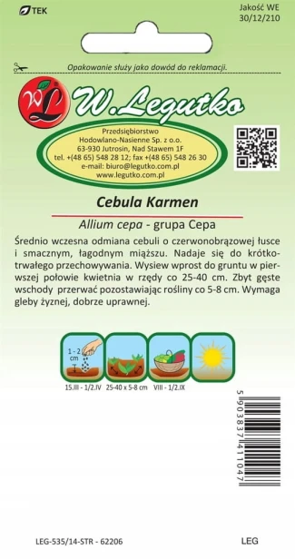 Cebula nasiona 5 g