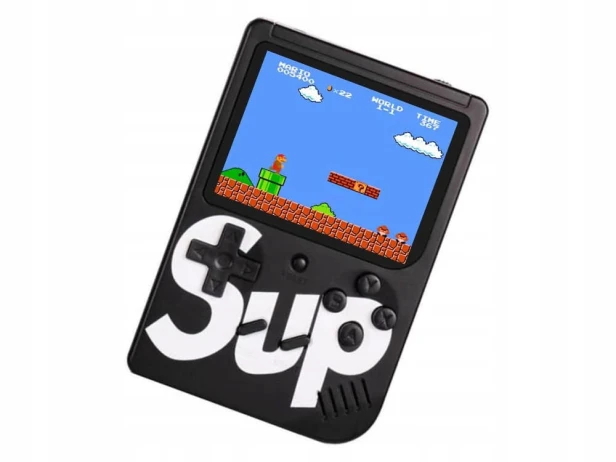 MINI KONSOLA PRZENOŚNA RETRO GRA 400 GIER 3.0 TV GAME BOX GIERKI PILOT PAD