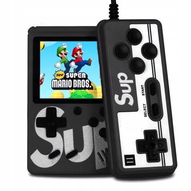 MINI KONSOLA PRZENOŚNA RETRO GRA 400 GIER 3.0 TV GAME BOX GIERKI PILOT PAD