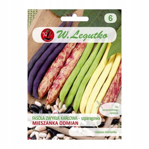 Nasiona fasoli W. Legutko kolorowa mieszanka 40 g