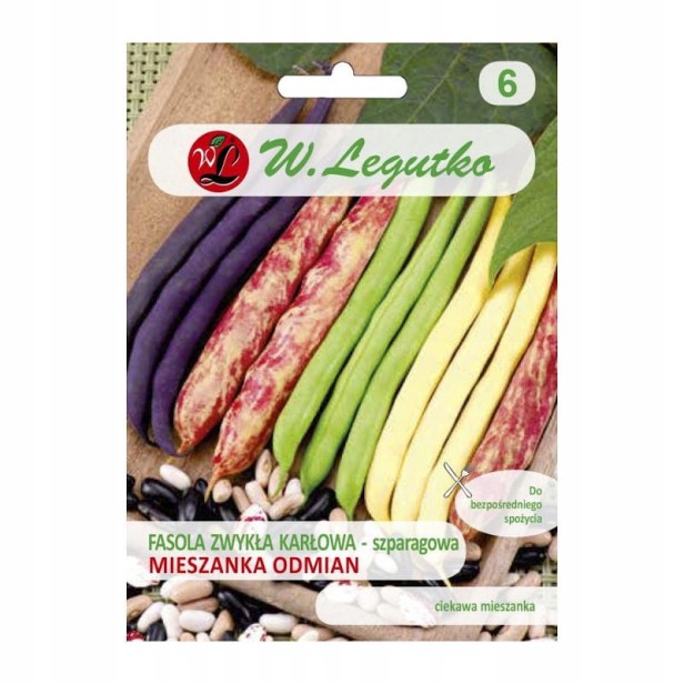 Nasiona fasoli W. Legutko kolorowa mieszanka 40 g