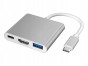 PRZEJŚCIÓWKA ADAPTER 3W1 HUB USB-C USB 3.0 HDMI 4K