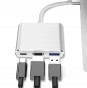 PRZEJŚCIÓWKA ADAPTER 3W1 HUB USB-C USB 3.0 HDMI 4K