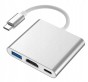 PRZEJŚCIÓWKA ADAPTER 3W1 HUB USB-C USB 3.0 HDMI 4K