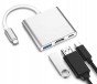 PRZEJŚCIÓWKA ADAPTER 3W1 HUB USB-C USB 3.0 HDMI 4K
