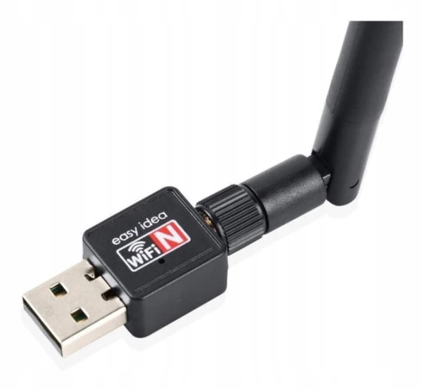 Karta sieciowa Wi-Fi zewnętrzna USB 2.0 600 Mb/s z anteną odkręcaną