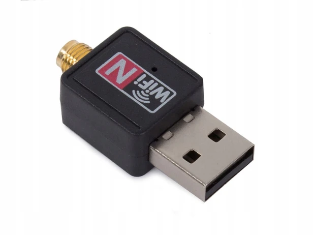 Karta sieciowa Wi-Fi zewnętrzna USB 2.0 600 Mb/s z anteną odkręcaną