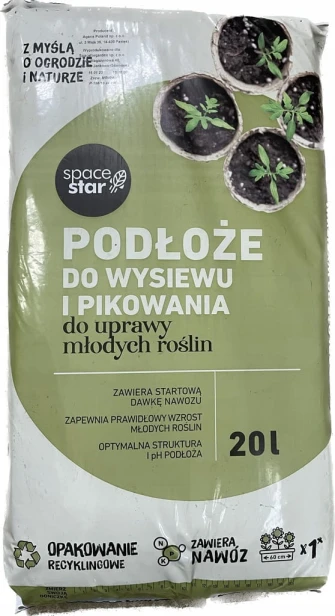 Podłoże do wysiewu i pikowania 20l Spacestar
