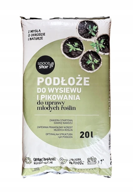 Podłoże do wysiewu i pikowania 20l Spacestar