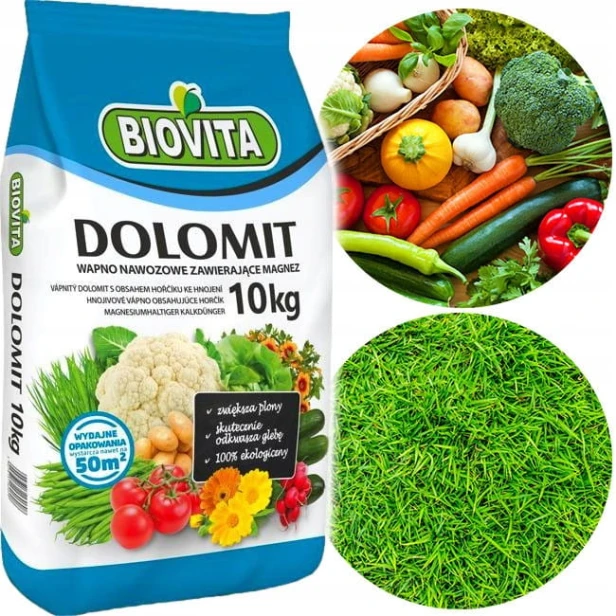 Nawóz dolomit Biovita proszek 10 kg