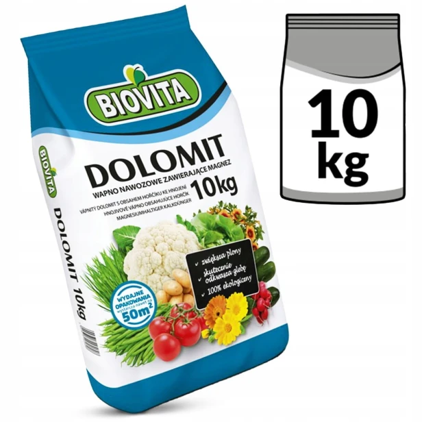 Nawóz dolomit Biovita proszek 10 kg