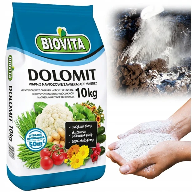 Nawóz dolomit Biovita proszek 10 kg
