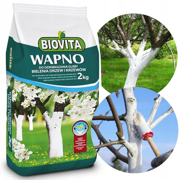 Biovita wapno do bielenia pni drzew i krzewów 2 kg