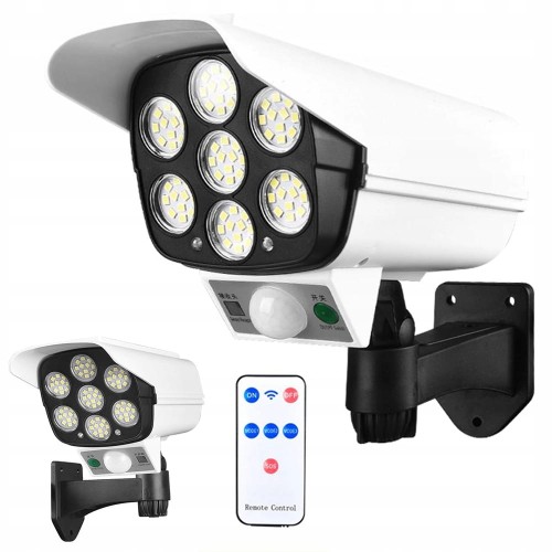 Atrapa kamery monitoringowej Verk Group Lampa solarna atrapa kamery