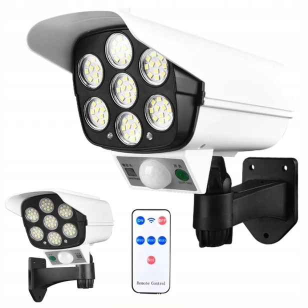 Atrapa kamery monitoringowej Verk Group Lampa solarna atrapa kamery