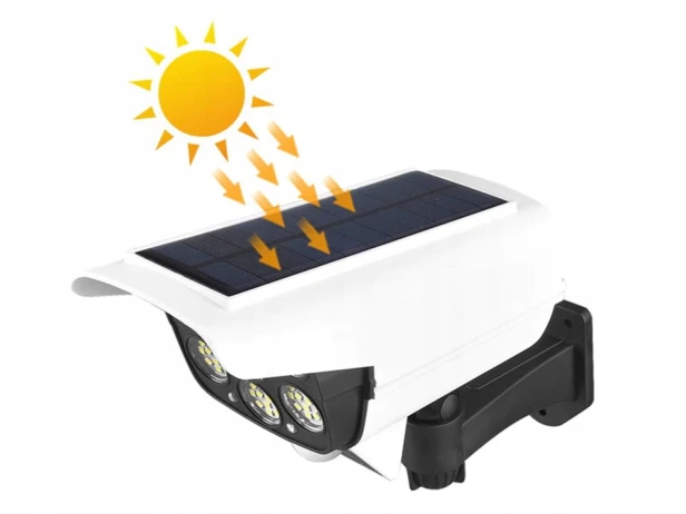Atrapa kamery monitoringowej Verk Group Lampa solarna atrapa kamery