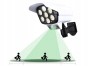 Atrapa kamery monitoringowej Verk Group Lampa solarna atrapa kamery