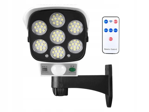 Atrapa kamery monitoringowej Verk Group Lampa solarna atrapa kamery