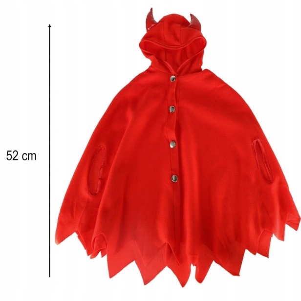Kostium strój karnawałowy diabełek rozmiar S 100 - 110 cm