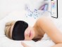 Opaska na oczy Verk Group z Bluetooth czarna poliester