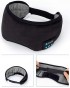 Opaska na oczy Verk Group z Bluetooth czarna poliester
