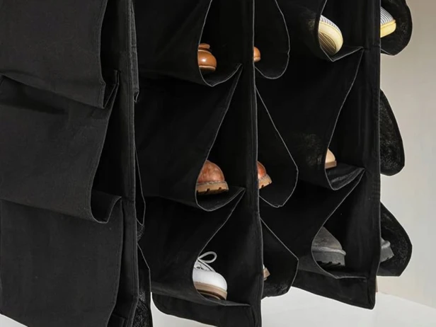 Organizer na buty czarny