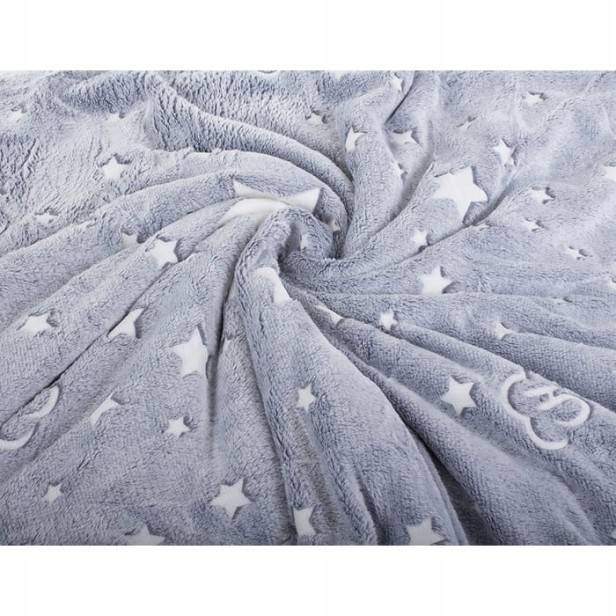 Koc Verk Group poliester 150 cm x 180 cm szary