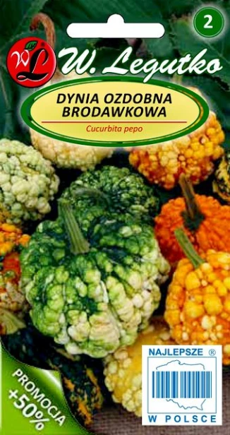 Dynia ozdobna mieszanka brodawkowa 1.50g, W. Legutko