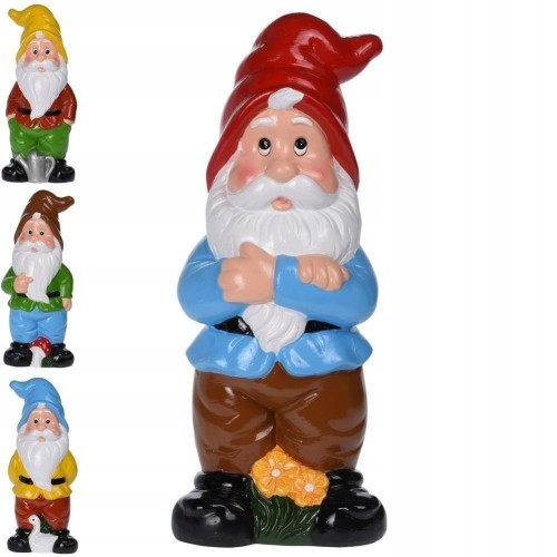 Krasnal ogrodowy ozdoba do ogrodu figurka 40 cm