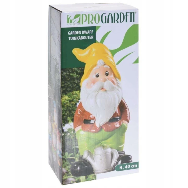 Krasnal ogrodowy ozdoba do ogrodu figurka 40 cm