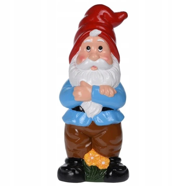 Krasnal ogrodowy ozdoba do ogrodu figurka 40 cm