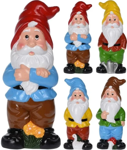 Krasnal ogrodowy ozdoba do ogrodu figurka 40 cm