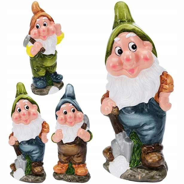 Krasnal ogrodowy ozdoba do ogrodu figurka ogrodowa