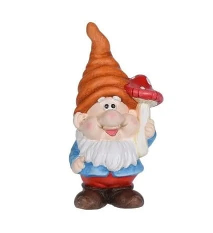 Krasnal ogrodowy KOLOROWY ozdoba figurka do ogrodu