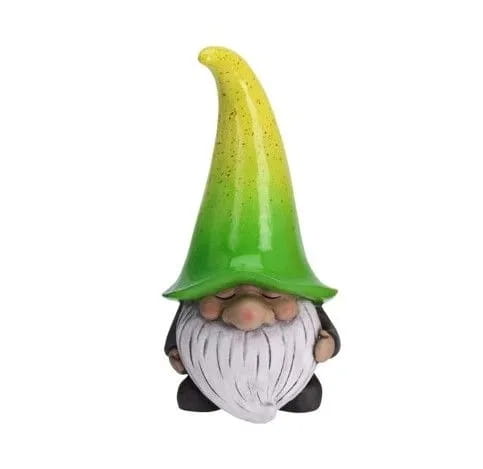 Krasnal ogrodowy dekoracja 23 cm czerwony