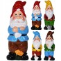 Krasnal ogrodowy KOLOROWY ozdoba figurka 30 cm