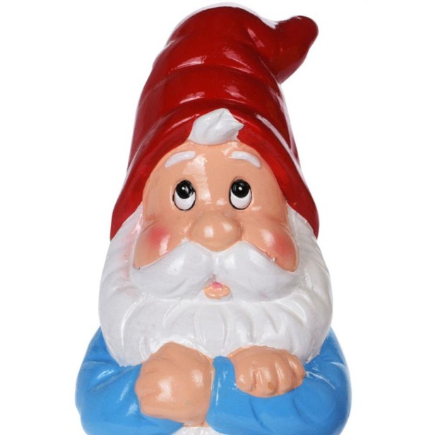 Krasnal ogrodowy KOLOROWY ozdoba figurka 30 cm