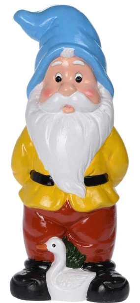 Krasnal ogrodowy KOLOROWY ozdoba figurka 30 cm