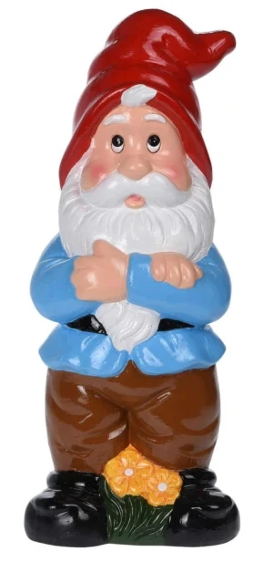 Krasnal ogrodowy KOLOROWY ozdoba figurka 30 cm