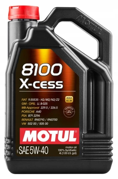MOTUL OLEJ MOTUL 5W40 4L 8100 X-CESS A3/B4