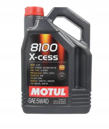 MOTUL OLEJ MOTUL 5W40 4L 8100 X-CESS A3/B4