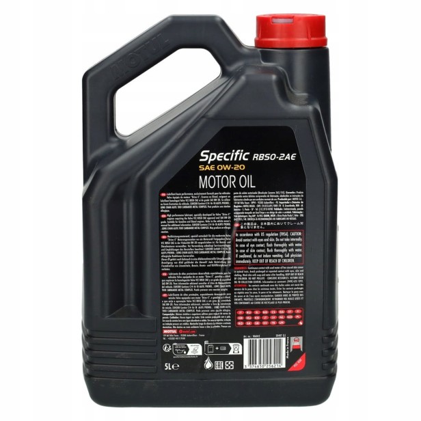 MOTUL OLEJ MOTUL 0W20 5L SPECIFIC RBS0-2AE / VOLVO VCC RBS0-2AE / C5